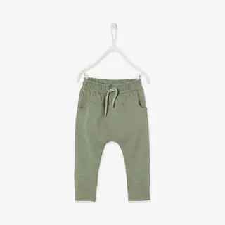 Vertbaudet Babybroek Uit Molton Voor Jongens Donker Lindegroen