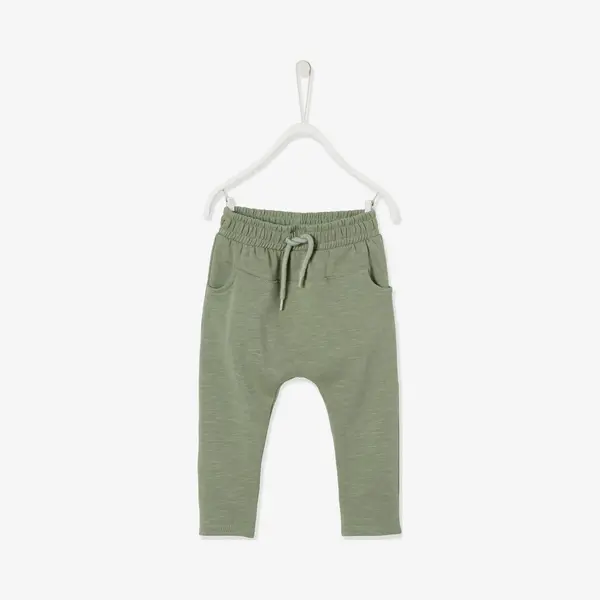 Vertbaudet Babybroek Uit Molton Voor Jongens Donker Lindegroen thumbnail