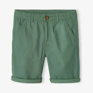 Vertbaudet Chino-Shorts Für Jungen, Grün, 104