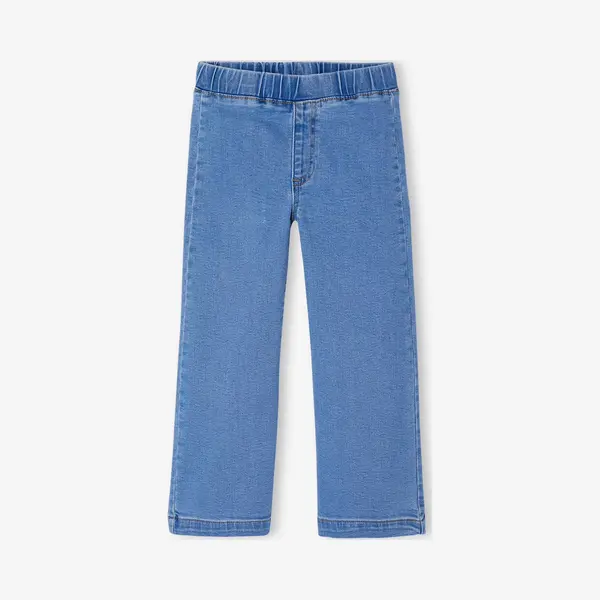 Vertbaudet Wijde Tregging Voor Meisjes Van Denim Middenblauw thumbnail