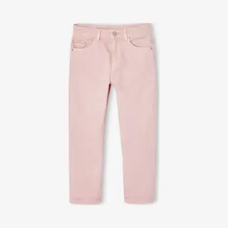 Vertbaudet Slim Fit Wijde Meisjesbroek MorphologiK Roze (poederkleur)