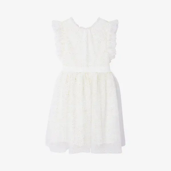 Vertbaudet Tulle-jurk Voor Meisjes Wit thumbnail
