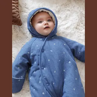 Vertbaudet Babypakje Voor Pasgeborenen Van Volledig Bedrukte Denim Stone