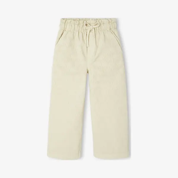 Vertbaudet Wijde Broek Met Plumetis Ecru thumbnail