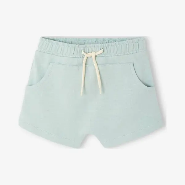 Vertbaudet Fleece Bermuda Voor Babyjongens Grijsblauw thumbnail