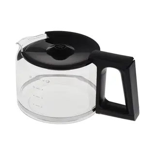 Seb Tefal Kaffeekanne Für Espressomaschine, Schwarz, 6 Tassen, Modern Oder Zeitgenössisch, Glas, Mit Deckel, Auslaufsicher