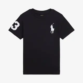Ralph Lauren Boys Logo T-Shirt In Black