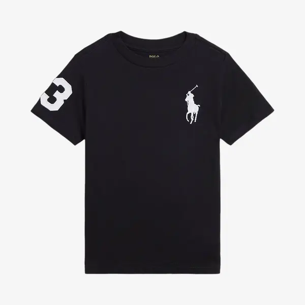 Ralph Lauren Boys Logo T-Shirt In Black thumbnail