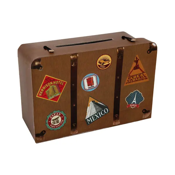 Santex 4856-25 Reise-Spardose, Pappe, 24 X 16 X 10 Cm thumbnail