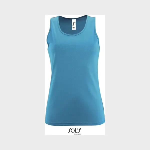 Sol's, Damen, Sportshirt, Sporty Tt (M), Blau, M thumbnail
