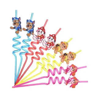 Take Care Paw Patrol Kinderrietjes - 8 Stuks - Herbruikbare Rietjes - Duurzaam