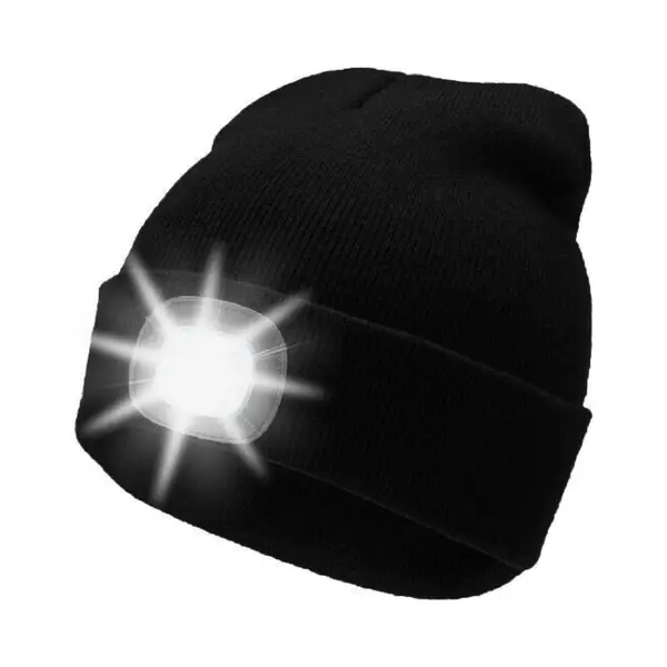 Tekmee Muts Met Led-Verlichting – Usb Oplaadbare Hoofdlamp - Beanie - Unisex thumbnail