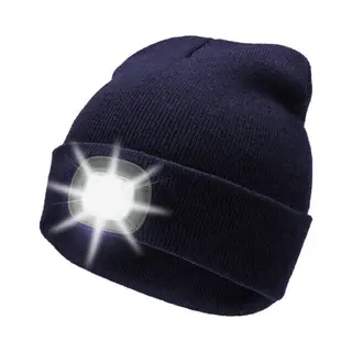 Tekmee Muts Met Led-Verlichting – Usb Oplaadbare Hoofdlamp - Beanie - Unisex