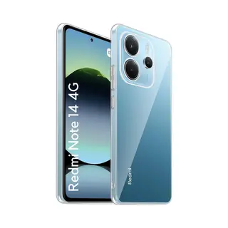 Phonillico Hoesje Voor Xiaomi Redmi Note 14 4G (Global Version) Backcover Shockproof Siliconen Transparant