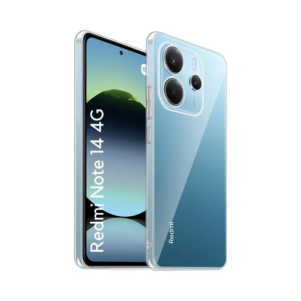 Phonillico Hoesje Voor Xiaomi Redmi Note 14 4G (Global Version) Backcover Shockproof Siliconen Transparant thumbnail