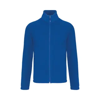 Zware Fleece Met Rits 'Marco' Kariban Kobaltblauw - 4XL