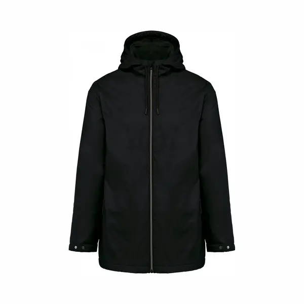Kariban, Unisex, Pullover, Wasserdichte Kapuzenjacke Mit Mikrofleece-Futter, Schwarz, (L) thumbnail