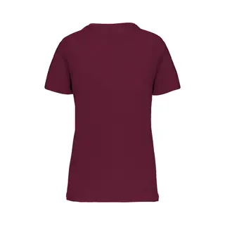 Kariban Dames-t-shirt BIO150 Ic V-hals K3029IC - Wine - Xl