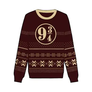 Cotton Division Harry Potter - Kerstmis Trui 9 3/4 - L