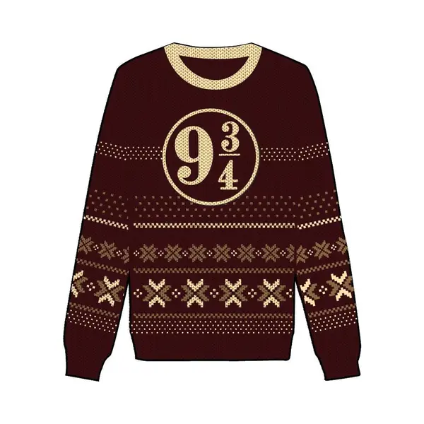 Cotton Division Harry Potter - Kerstmis Trui 9 3/4 - L thumbnail