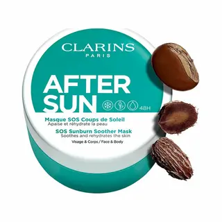 Clarins Sos Sunburn Soother Mask After-Sun-Pflege 100 ml Creme Gesicht & Körper