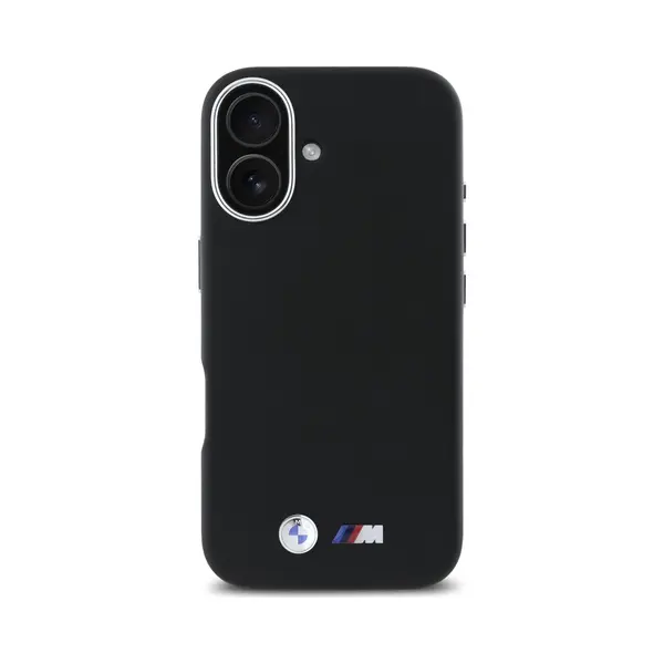 Bmw BMHCP16S23PMWK IPhone 16 6.1" Czarny/zwart Hardcase M Glad Volledig Gewikkeld Metaal (Apple IPhone 16), Smartphonehoes, Zwart thumbnail