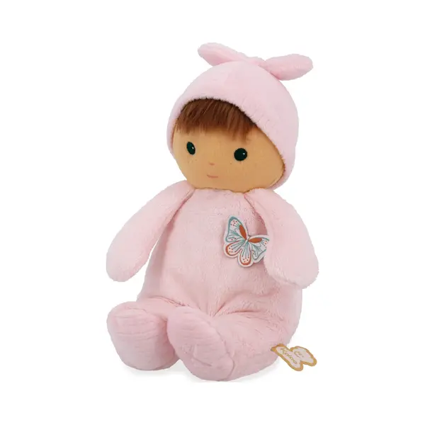 Kaloo - Very Soft And Fluffy Baby Doll - Soft And Tender Body - Cloth Doll - Pink Color - 24cm - Washable - From Birth - K222005 thumbnail