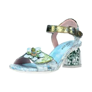 Laura Vita Sandales Mode Femme Framboiseo 16, Pointure, 38 Eu, La Couleur, bleu