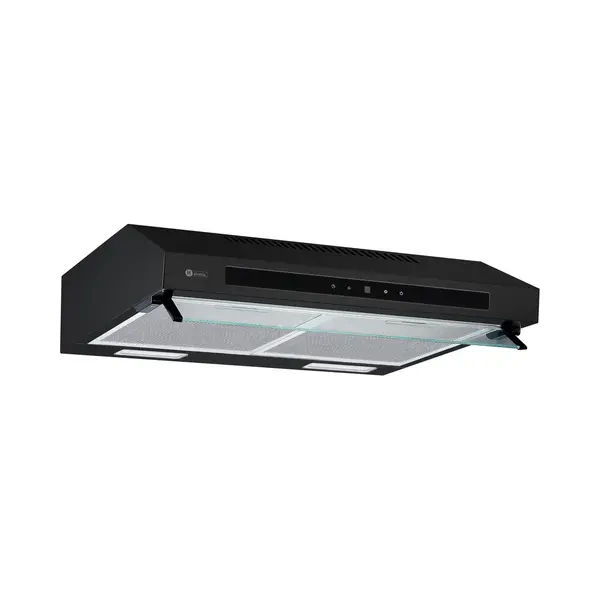 Helvetia Afzuigkap 2 Motoren HCT60C39N1 - Zwart - 385 M³/u - Meegeleverde Koolstoffilters - 2 Led Lampen - 13 Cm Hoog - Afvoer Of Recirculatie thumbnail