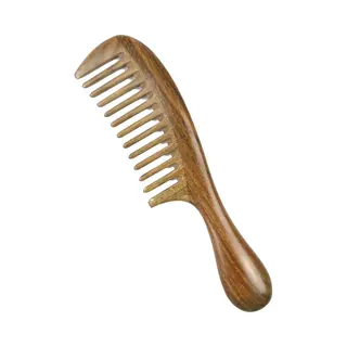 Beewise Handgemaakte Sandelhout Kam | Plasticvrije Houten Kam | 20 Cm | Antistatische Kam Voor Alle Haartypes | Duurzaam Cadeau | Natural Sandalwood Comb