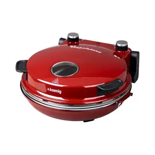 H.Koenig NAPL350 Pizzamaker/Ofen 1 Pizza(s) 1200 W Schwarz, Rot