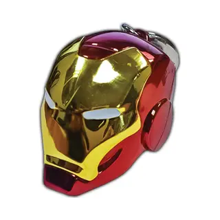 Semic Distribution Iron Man helmet Sleutelhanger Goud, Rood