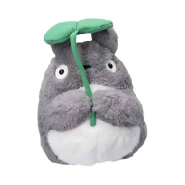 Semic Plüsch-Totoro Mit Blatt 19 Cm thumbnail