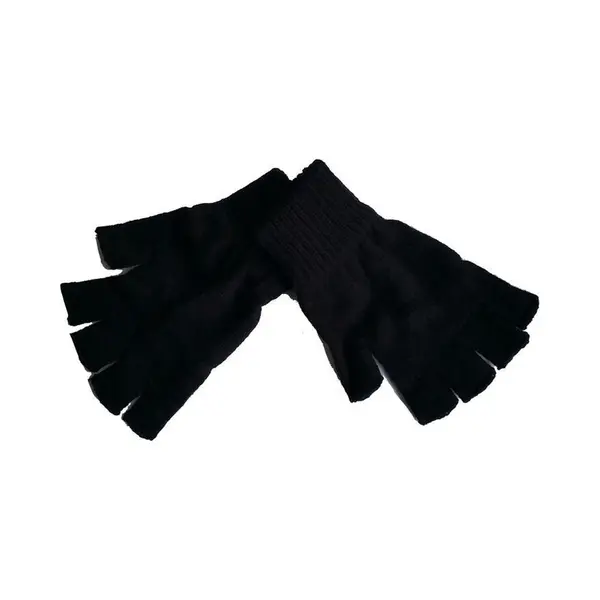 Bonanza Handschoen Zonder Vingers - Zwart thumbnail
