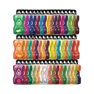 Bolero Limonade 48 Smaken Mix Sticks Proefpakket (voor 0, 5 Tot 1 Liter Water)