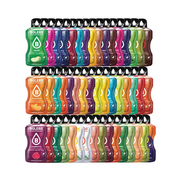 Bolero Drinks Kennenlernpaket Sticks Mix 48x3g I Erfrischendes Zuckerfreies Getränkepulver Mit Stevia Und Süßungsmitteln Gesüßt | Vitamin C | thumbnail
