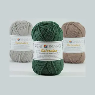 Performance yarn - dehobbyvlinder 5 Bollen Duurzaam Haakgaren Naturalica Donker Groen (2163) - Katoen En Lycocell - Natuurlijk Breigaren