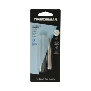 Tweezerman Mini Slant Tweezer Classic Stainless Steel 1 St