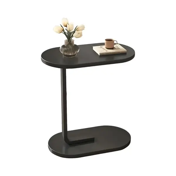 Home & Marker - Houten Bijzettafel - Koffietafel - Sidetable Zwart - Banktafel - Bedtafel - 38x28x58 Cm - Deskica thumbnail