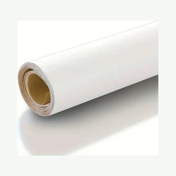 Vigoexpress Kunstleder Selbstklebend Reparaturset - 40 X 300 Cm | Leatherpatch (Weiss) thumbnail
