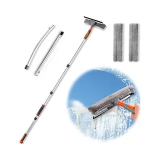 Home & Marker - Raamwisser Met Telescoopsteel En Spons - Ramenwasser - Raamwasser - Ruitenreiniger - Ruitenwasser - Raamtrekker - Windclean