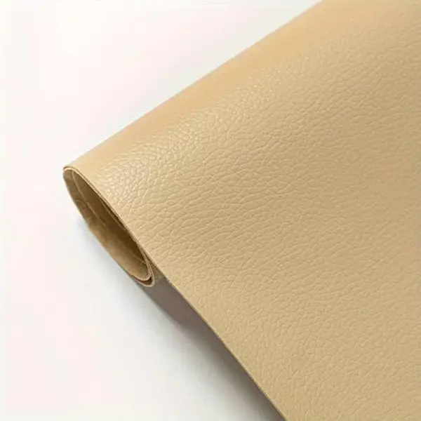 Vigoexpress Kunstleder Selbstklebend Reparaturset - 40 X 300 Cm | Leatherpatch (Beige) thumbnail