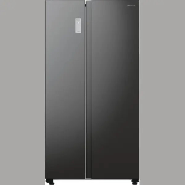 Hisense RS711N4AFE amerikaanse koelkast Vrijstaand 550 l E Zwart thumbnail