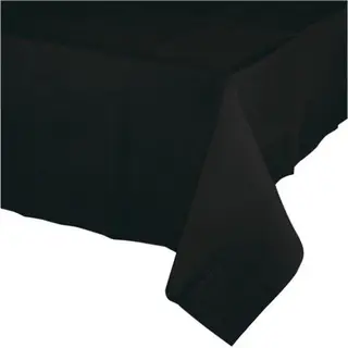 Creative Converting Party/verjaardag Tafelkleed - Zwart - 274 X 137 Cm - Tafellaken Van Papier