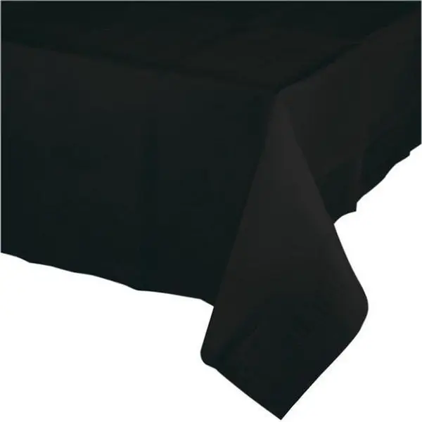 Creative Converting Party/verjaardag Tafelkleed - Zwart - 274 X 137 Cm - Tafellaken Van Papier thumbnail