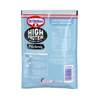Dr. Oetker Oetker Süße Mahlzeit High Protein Milchreis 104 G