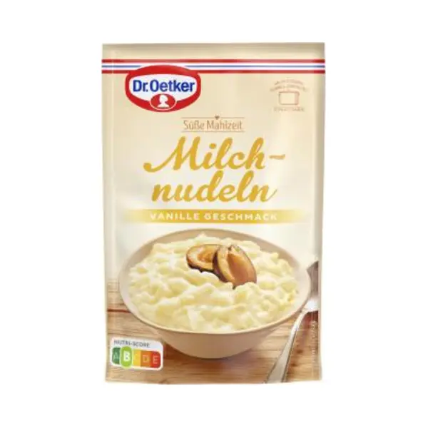 Dr. Oetker Süße Mahlzeit Milchnudeln Vanille Geschmack thumbnail