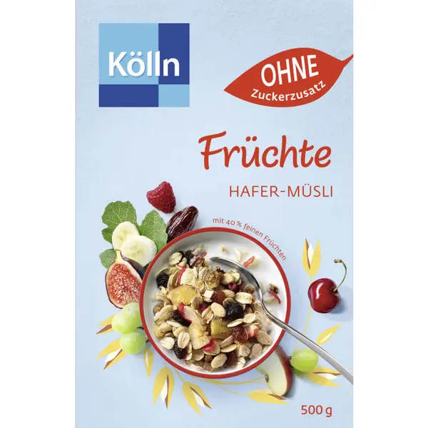 Kölln Müsli Früchte Ohne Zuckerzusatz 500G thumbnail