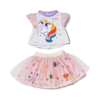 Zapf Baby born Tutu Dress Unicorn 43cm Puppenkleid