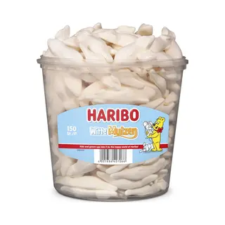 Haribo Witte Muizen - Snoep - 150 Stuks Silo